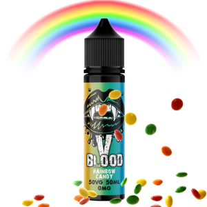 V Blood E-Liquid Rainbow Candy 50ml 50vg 0mg Short-fill