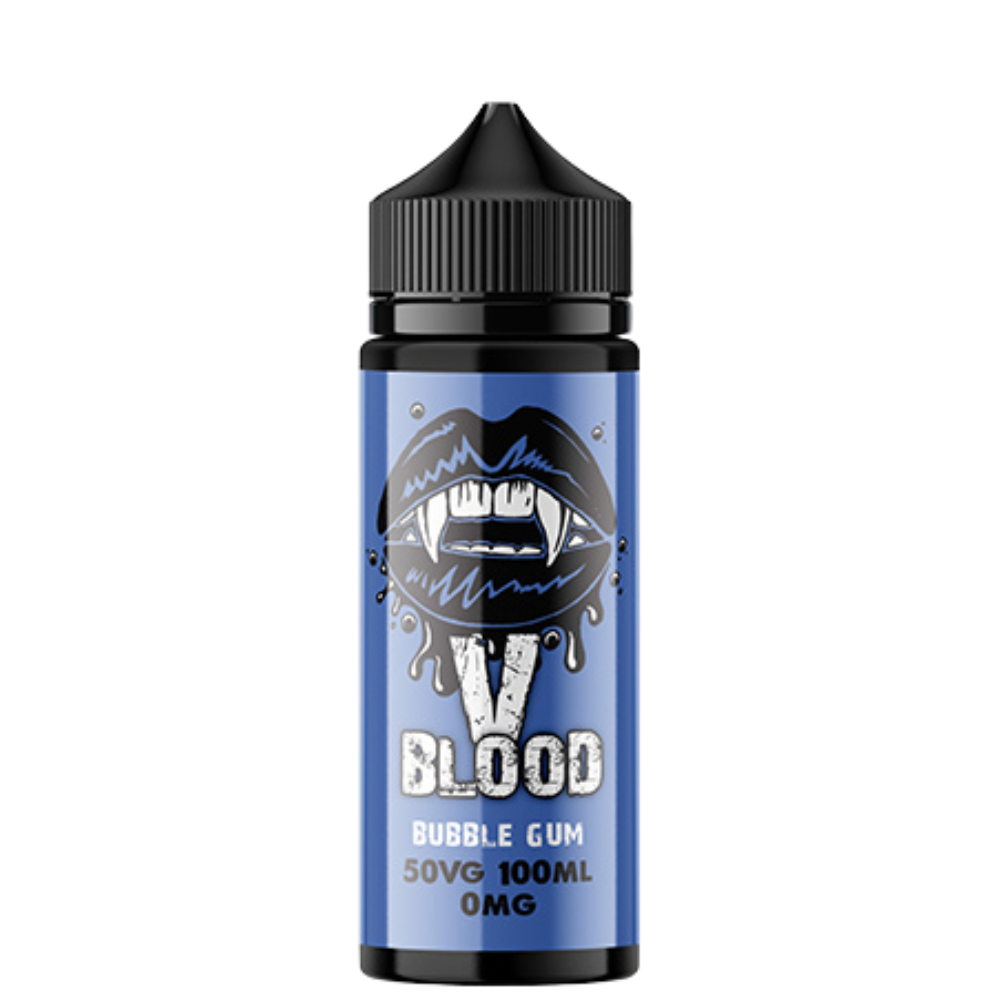V Blood E-Liquid Bubblegum 100ml 50vg 0mg short-fill