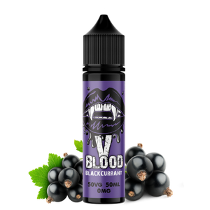V Blood E-Liquid Blackcurrant 50ml 50vg 0mg short-fill