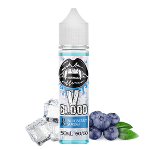 V Blood Ice E-Liquid Blueberry Sorbet 50ml 50vg 0mg short-fill