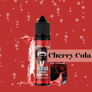 V Blood Soda E-Liquid Cherry Cola 50ml 50vg 0mg short-fill