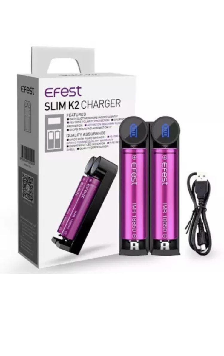 EFEST - K2 USB LI-ION CHARGER for 2 BATTERIES