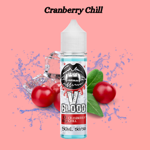 V Blood Ice E-Liquid Cranberry Chill 50ml 50vg 0mg short-fill