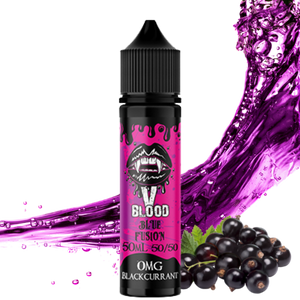 V Blood Blue Fusion E-liquid Blackcurrant 50ml 50vg 0mg