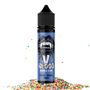 V Blood E-Liquid Bubblegum 50ml 50vg 0mg short-fill