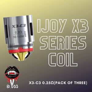 IJOY X3 SERIES COIL ( PACK OF 3)