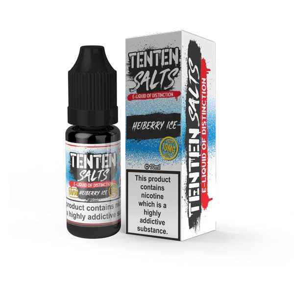 TENTEN Heiberry Ice 10ml Nic Salt E-Liquid (pack of 10)