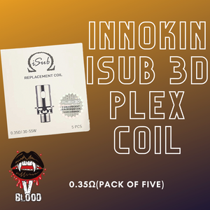 INNOKIN ISUB 3D PLEX COIL 0.35OHM  (PACK OF 5)